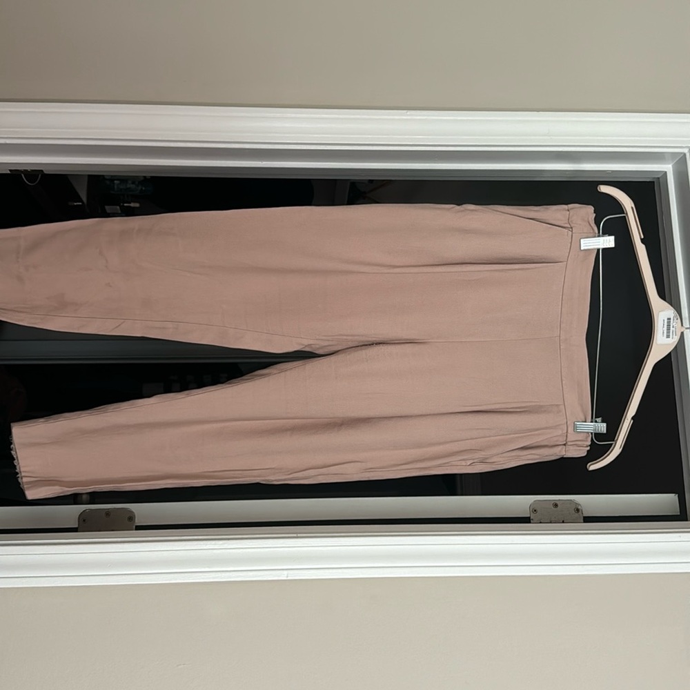 All saints pink parachute like pants light and airy for summer, size 8